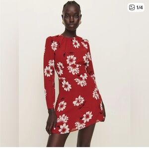 Reformation Laken dress. Colour pattern Freddie.